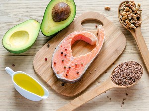 Food with unsaturated fats